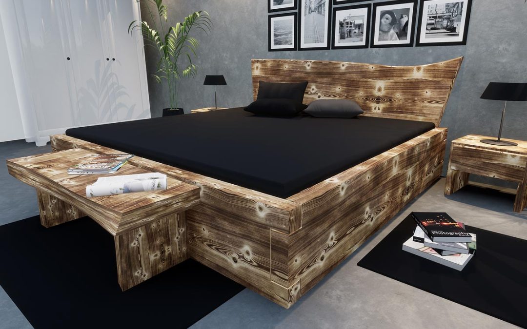 Balkenbett Ammersee, geflämmt