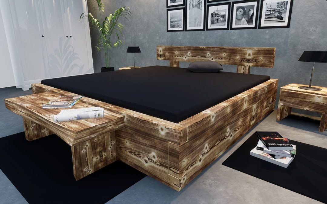 Balkenbett Rappensee, geflämmt