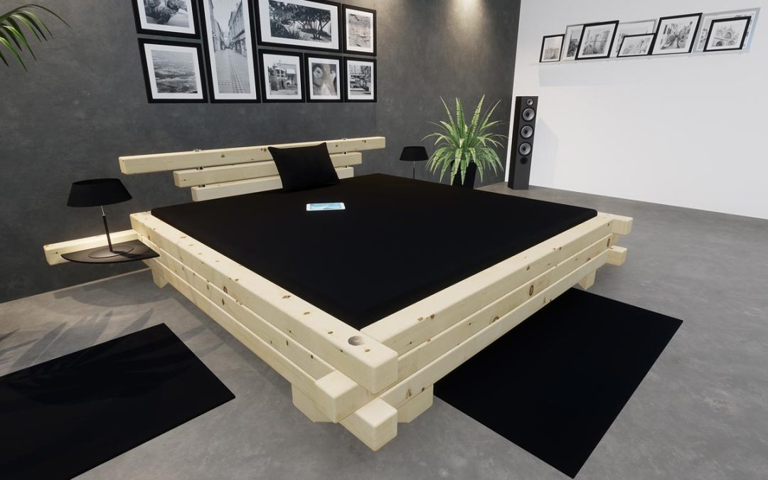 Balkenbett Arbersee, Zirbe fein geschliffen