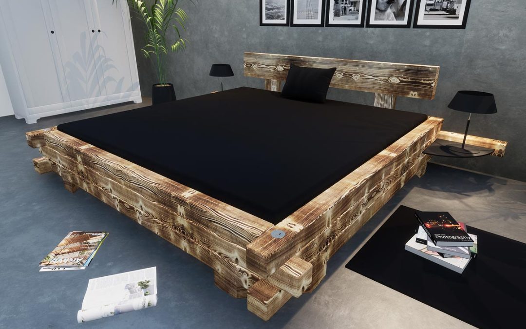 Balkenbett Geroldsee, geflämmt