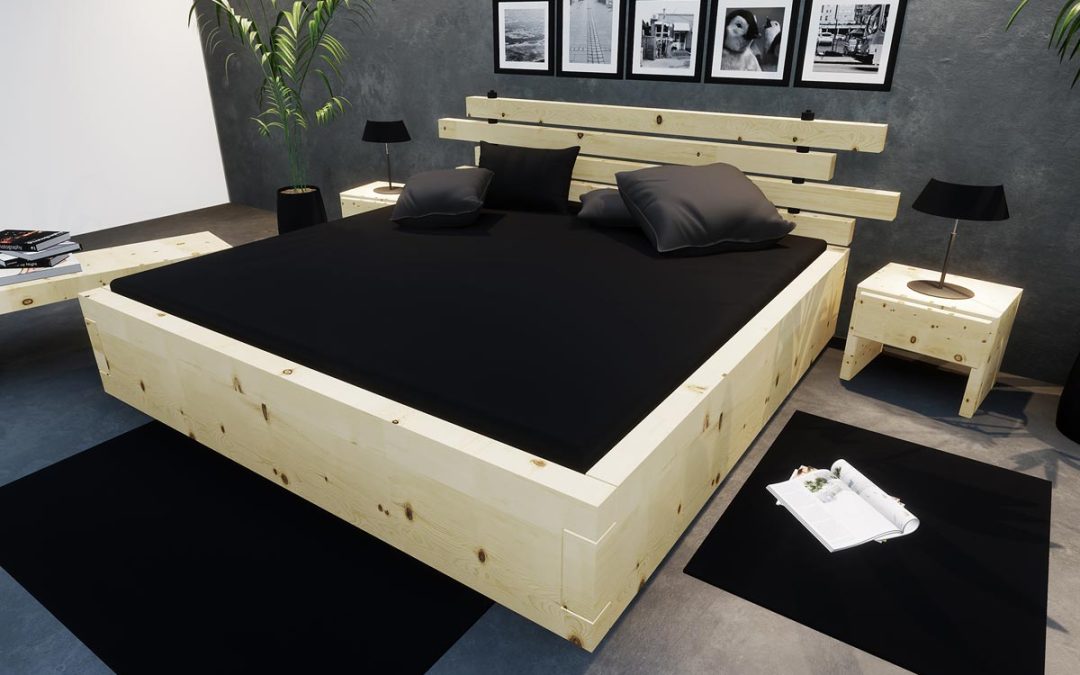 Balkenbett Bodensee, Zirbe fein geschliffen